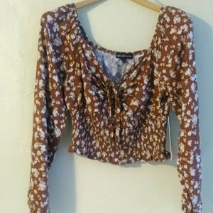 Long Sleeved Crop Top